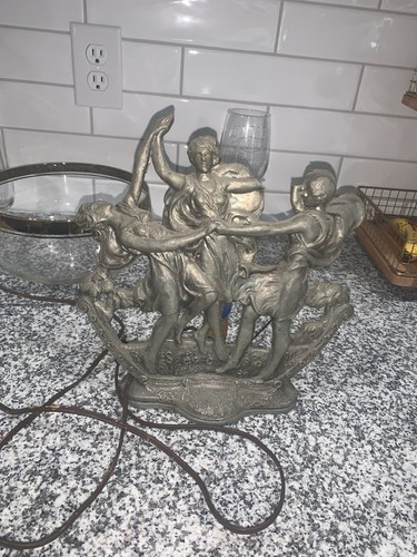 Antique art deco cast - art, iron